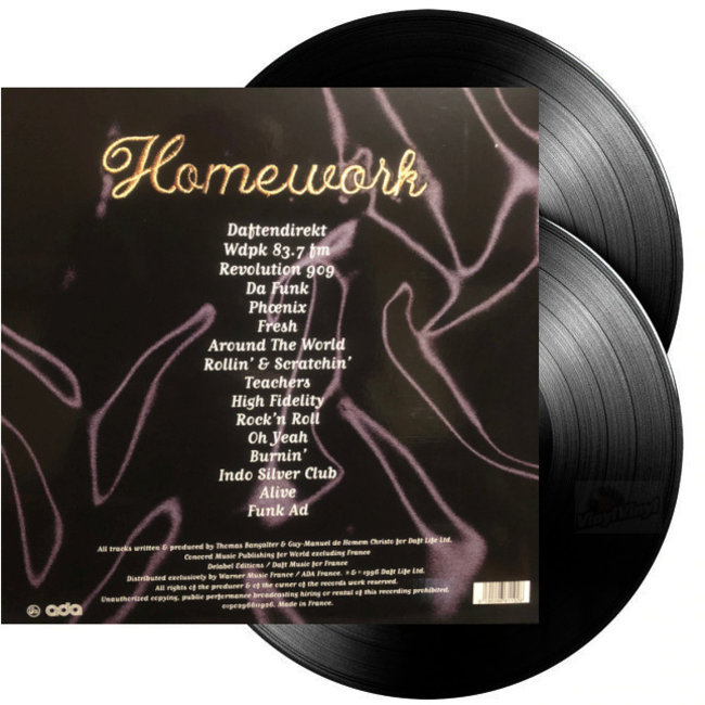 homework vinyl reissue