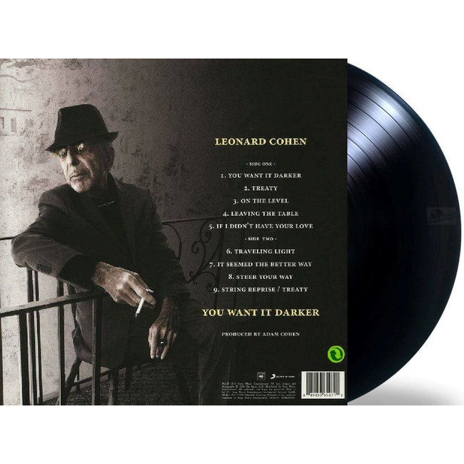 Leonard Cohen You Want It Darker (180g vinyl LP )