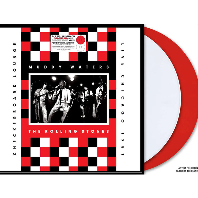 Muddy Waters Live At The Checkerboard Lounge ( with The Rolling Stones ) = 180g red/ white2LP =