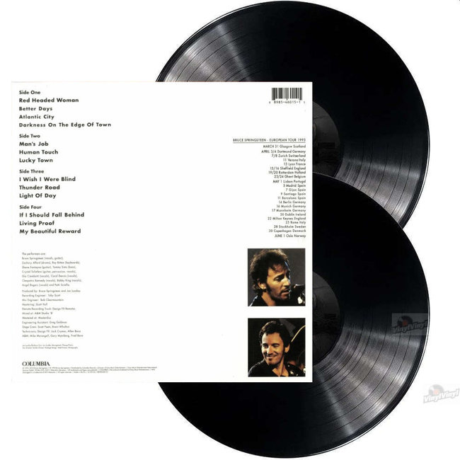 Bruce Springsteen MTV Unplugged  (  In Concert 1992  ) ( vinyl 2LP )