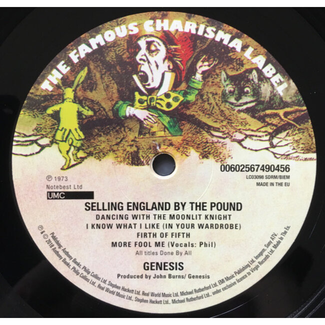 Genesis Selling England by the Pound  ( 180g vinyl LP )