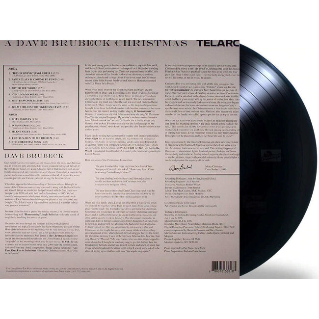 Dave Brubeck /Quartet  A Dave Brubeck Christmas  ( vinyl LP )