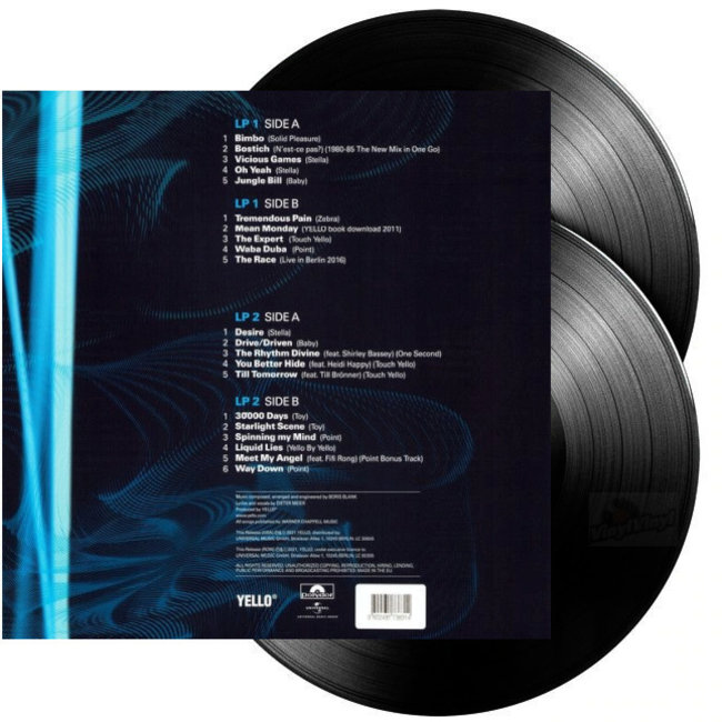 Yello Yell 40 Years ( 180g vinyl 2LP )