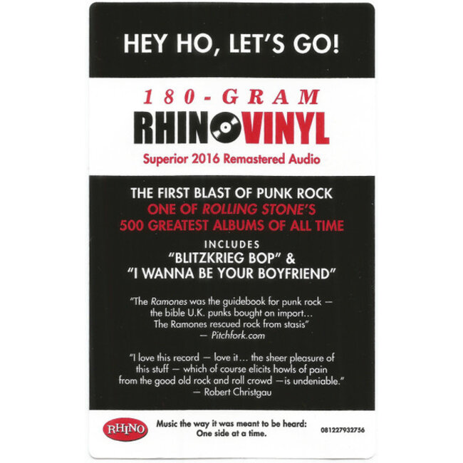 Ramones Ramones ( 180g vinyl LP )