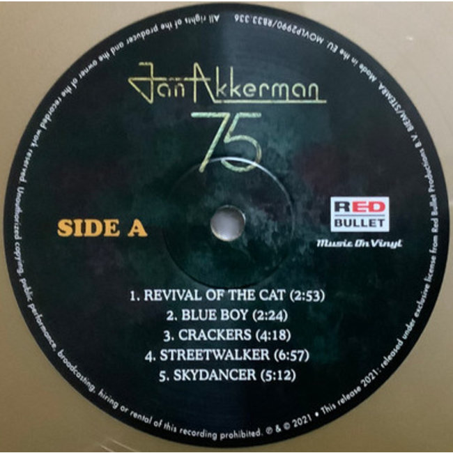 Jan Akkerman   75 (Compilation) ( 180g coloured vinyl 2LP )