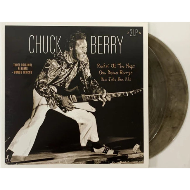 Chuck Berry 3 Original Albums (Rockin at the Hops/One Dezen Berrys/New Juke Box Hits )  (  colour vinyl 2LP )