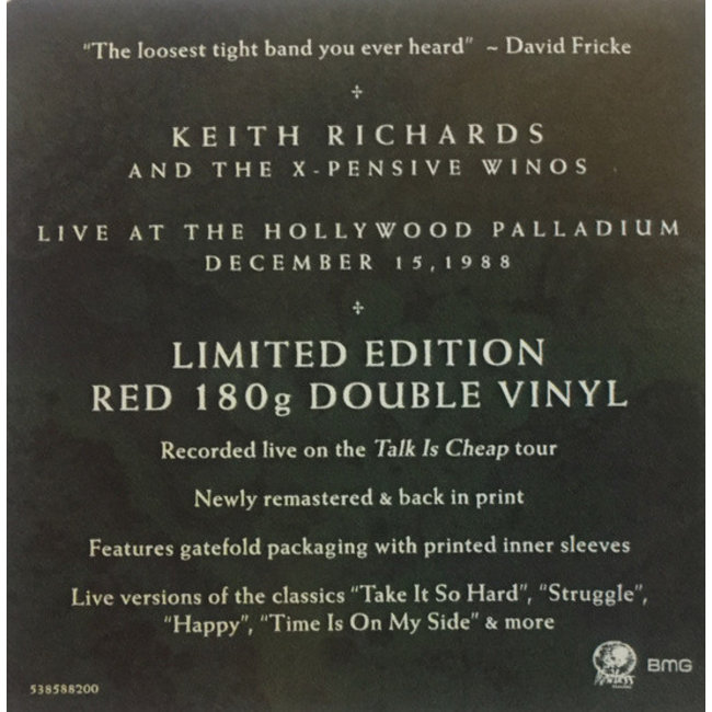 Keith Richards Winos Live At The Hollywood Palladium 1988 ( Keith Richards & The X-Pensive )