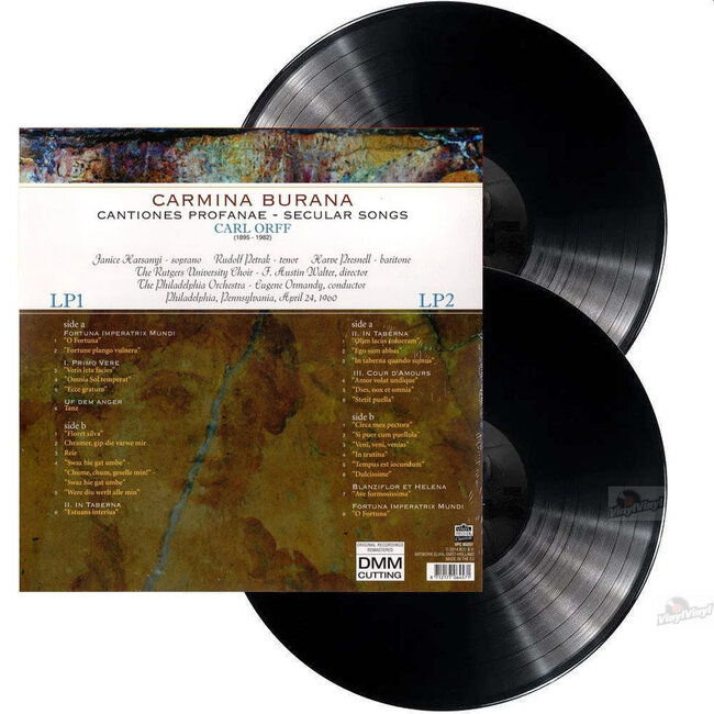 Carl Orff Carmina Burana (Eugene Ormandy,  The Philadelphia Orchestra ) =2LP=