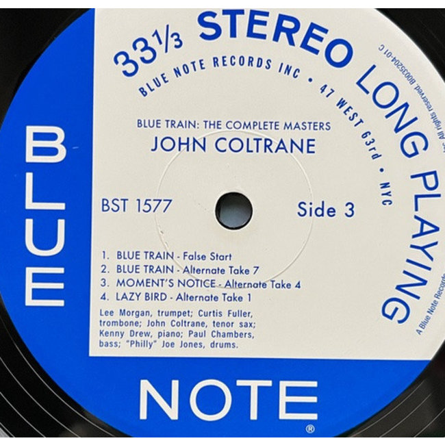 John Coltrane Blue Train ( Blue Note's New Tone Poets Series )( Complete masters STEREO) (HQ/2LP)