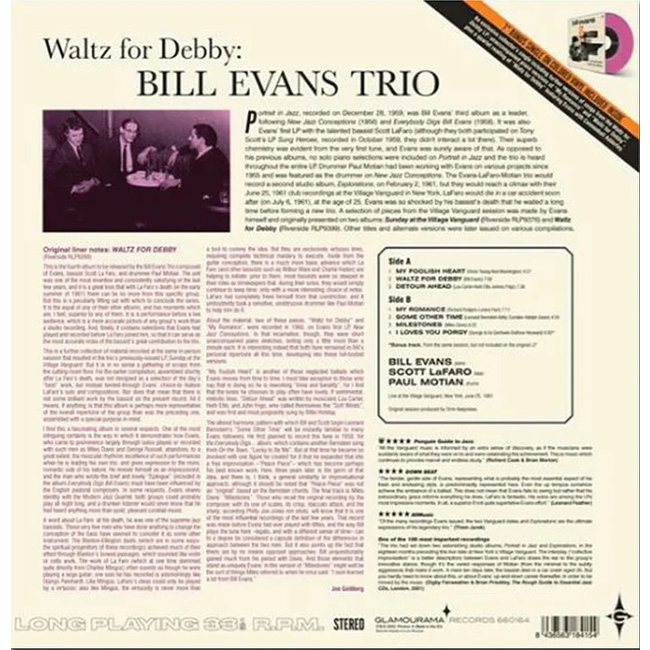 Bill Evans / Trio Waltz for Debby (180g vinyl LP+ bonus 7"  purple )