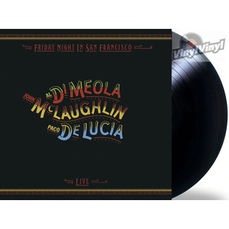 Al Di Meola/de Lucia/McLaughlin Friday Night In San Francisco  = HQ 180g vinyl =