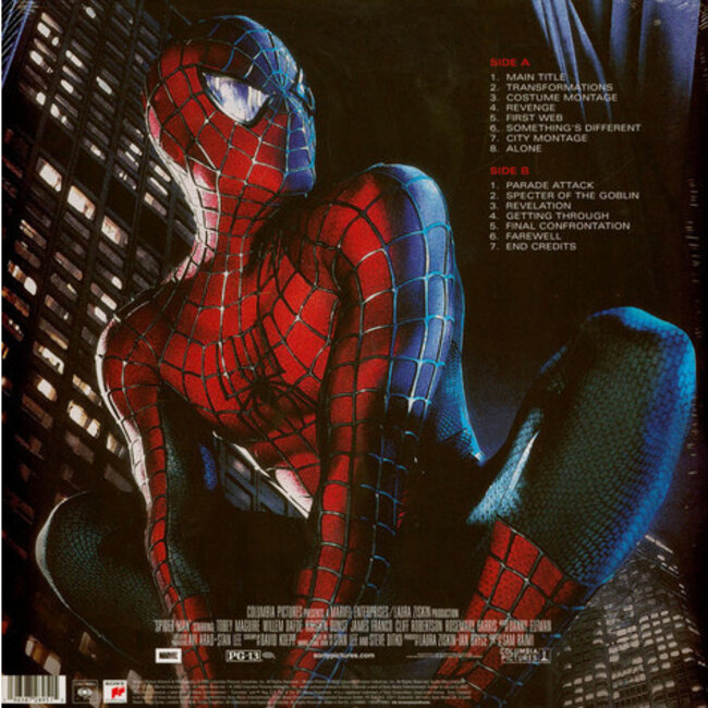OST - Soundtrack- Spider-Man ( Danny Elfman )( gold 180g  vinyl LP )