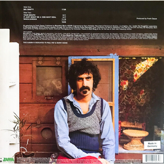Frank Zappa   Waka Jawaka (50th anni. )  ( 180g vinyl LP )