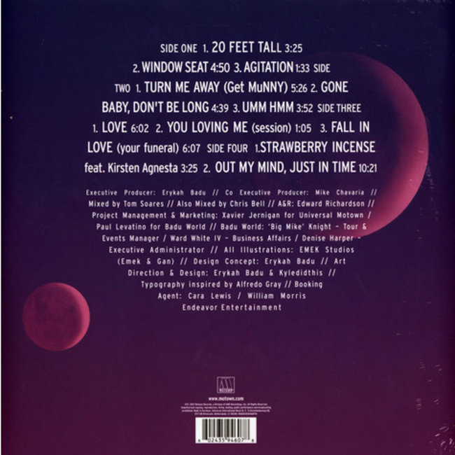 Erykah Badu New Amerykah: Part 1 (4th World War) (limited shades of purple vinyl 2LP)