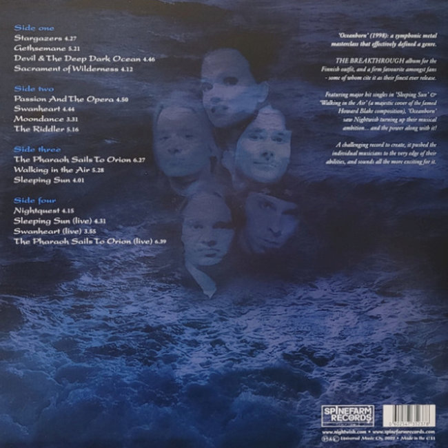 Nightwish Oceanborn - 200g vinyl 2LP -