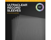 Mobile Fidelity Sound Lab = MOFI = UltraClear Record Outer Sleeves ( Pack of 50 )= Clear version =