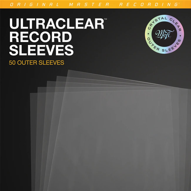 Mobile Fidelity Sound Lab ( MOFI ) UltraClear Record Outer Sleeves ( Pack of 50 )