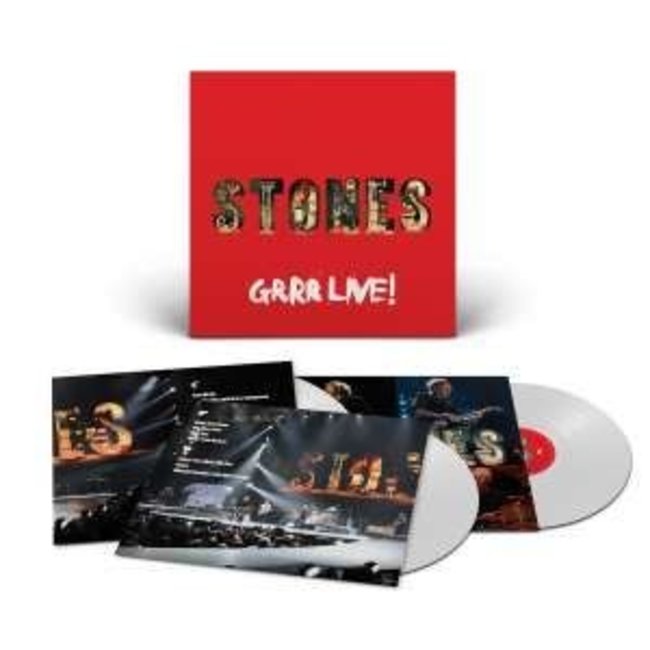 Rolling Stones, the GRRR Live ( 2012 concert from New Jersey )  ( 180g  ltd white vinyl 3LP )