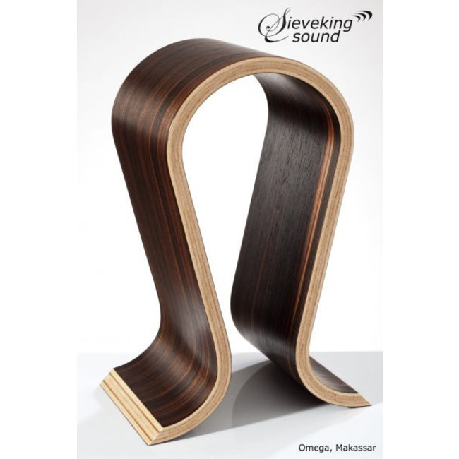 Sieveking Omega Headphone Stand (Walnut, Zebrano, Makassar, Cherry)