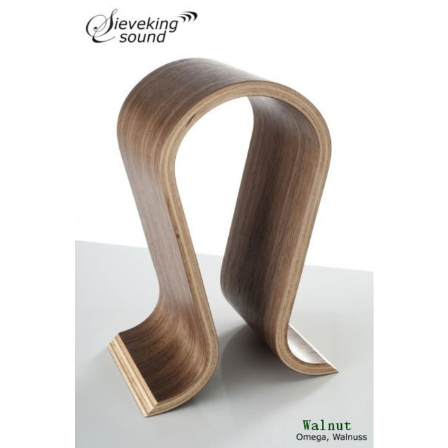 Sieveking Omega Headphone Stand (Walnut, Zebrano, Makassar, Cherry)