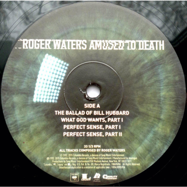 Roger Waters Amused to Death (analog production HQ 200g vinyl 2LP)