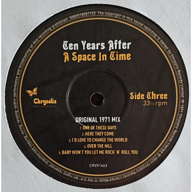 Ten Years After A Space in Time ( 180g vinyl 2LP )