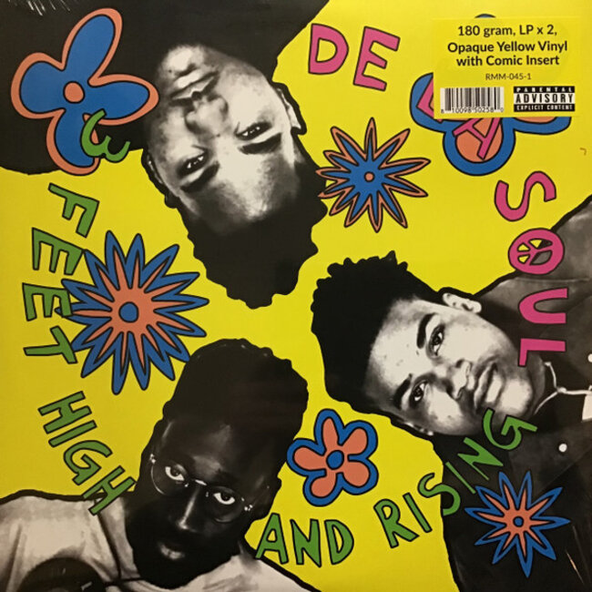 De La Soul 3 Feet High And Rising ( 180g yellow vinyl 2LP)