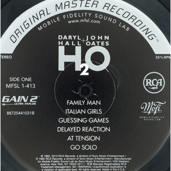 Hall and Oates  H₂O ( HQ vinyl LP )