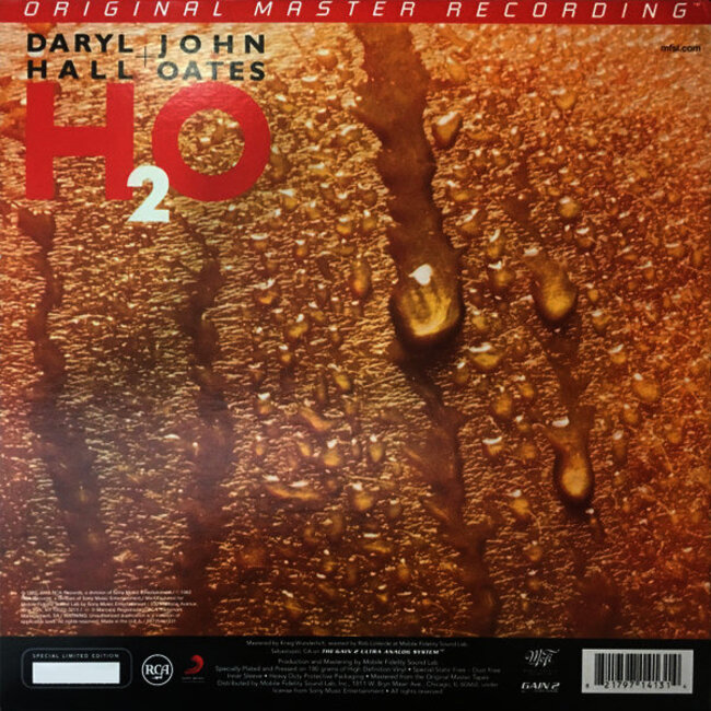 Hall and Oates  H₂O ( HQ vinyl LP )