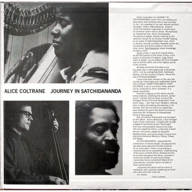 Alice Coltrane Journey In Satchidananda  ( Acoustic Sounds Series) ( HQ 180g vinyl LP )
