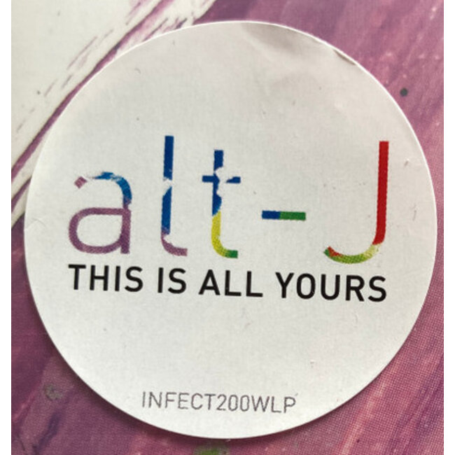 Alt-J This Is All Yours ( white vinyl 2LP )