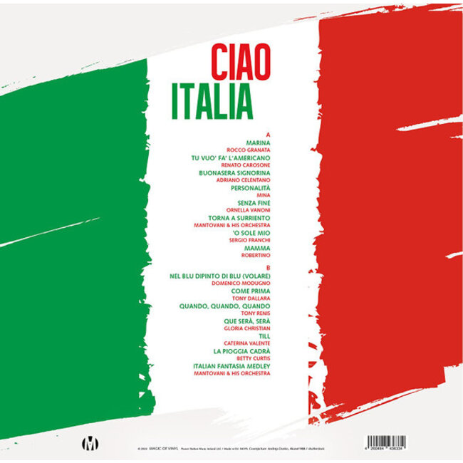 Various Artists Ciao Italia ( coloured vinyl LP )