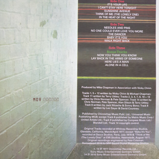 Smokie Bright Lights & Back Alleys ( Expended ) ( 180g red vinyl 2LP )