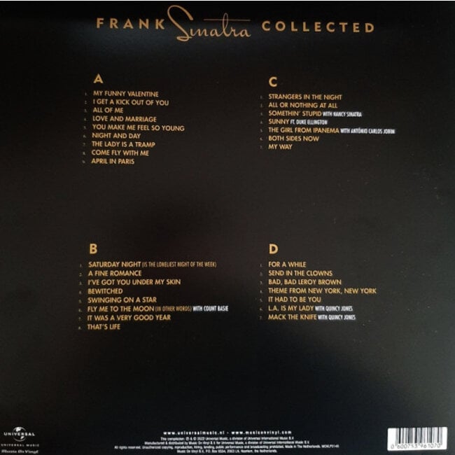 Frank Sinatra Collected ( 180g vinyl 2LP )