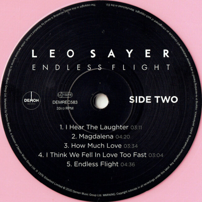 Leo Sayer Endless Flight ( purple vinyl LP )