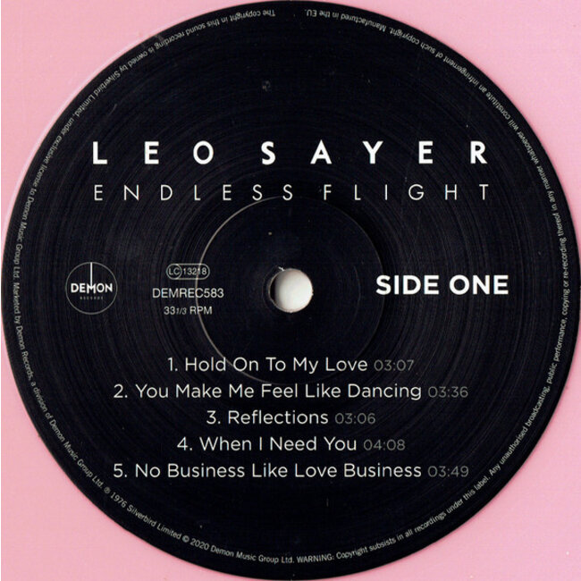 Leo Sayer Endless Flight ( purple vinyl LP )