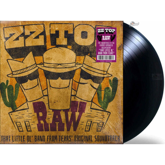 ZZ Top Raw (That Little Ol Band From Texas) (Soundtrack )( vinyl LP )