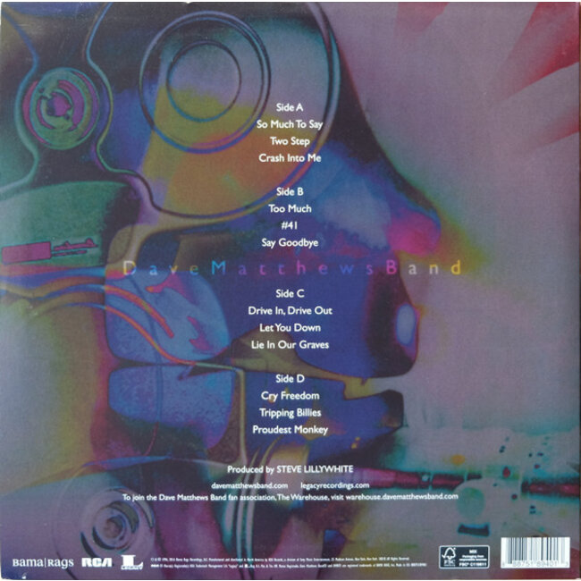 Dave Matthews  - Band - Crash ( 180g vinyl 2LP)