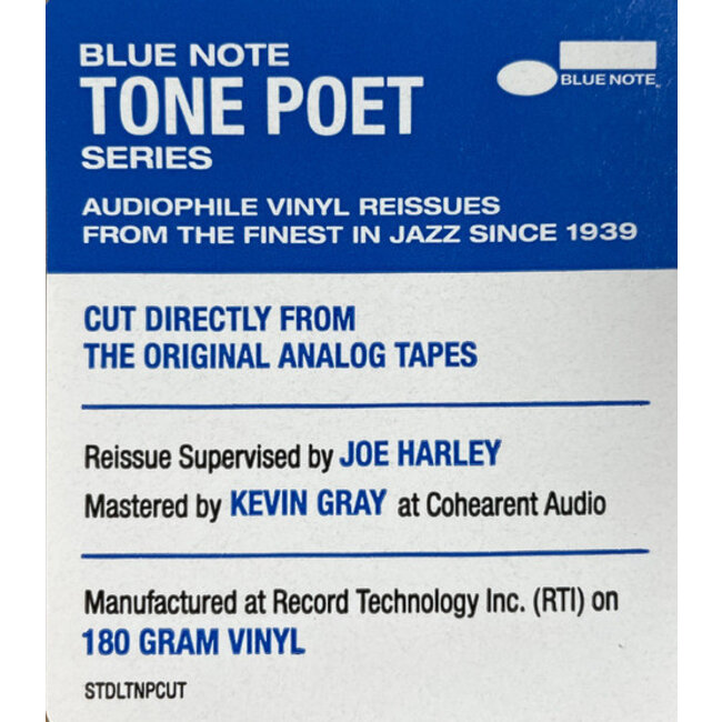 Sonny Clark Trio ( HQ vinyl LP ) ( Blue Note's Tone Poets Series )