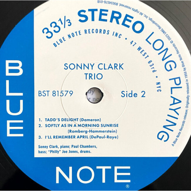 Sonny Clark Trio ( HQ vinyl LP ) ( Blue Note's Tone Poets Series )