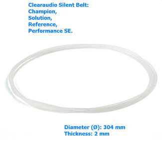Clearaudio - Universal Silent Belt ( 304mmx2mm )