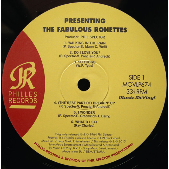 Ronettes Presenting The Fabulous Ronettes (featuring Veronica) ( 180g vinyl LP )