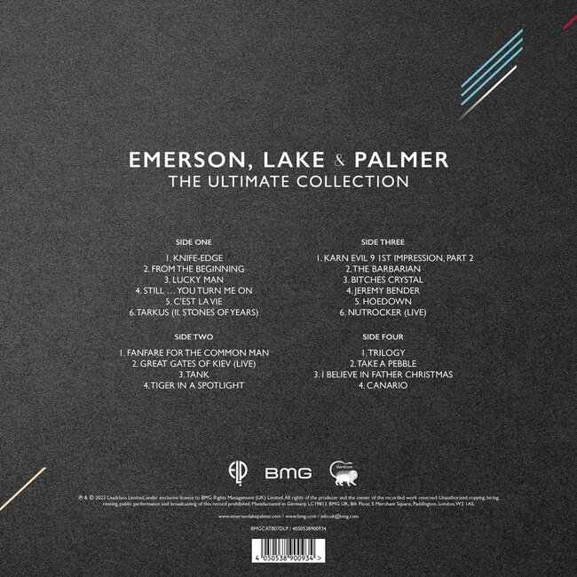 Emerson Lake & Palmer Ultimate Collection ( clear vinyl 2LP )