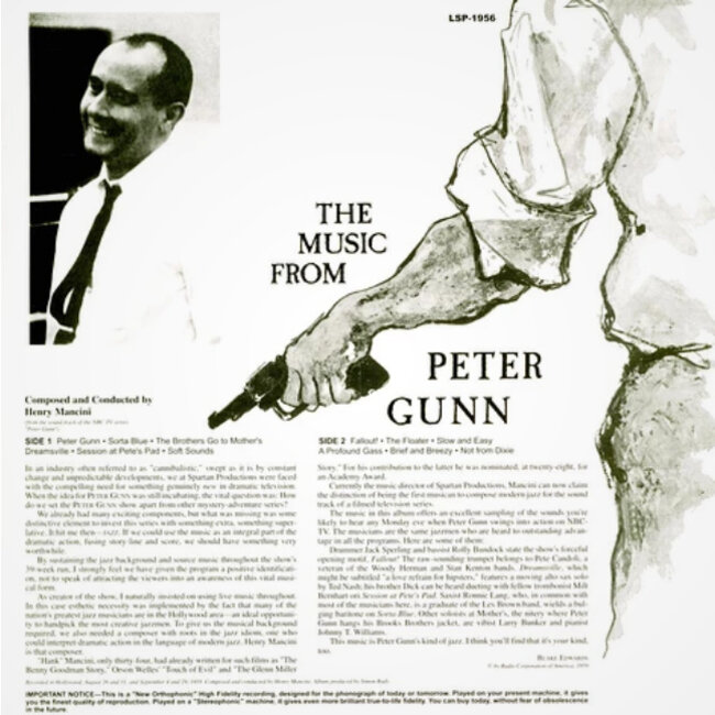 Henry Mancini ( Music from ) Peter Gunn ( HQ vinyl LP )