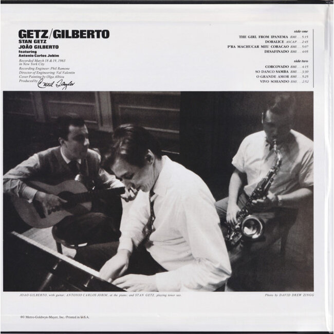 Stan Getz Getz / Gilberto ( 45rpm HQ Vinyl 2LP)