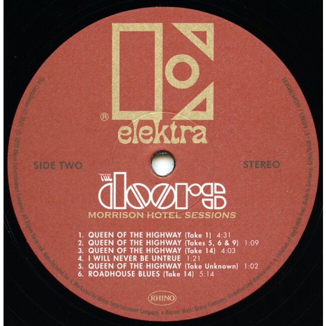 Doors, the Morrison Hotel Sessions (180g vinyl 2LP )Record Store Day, Limited Edition