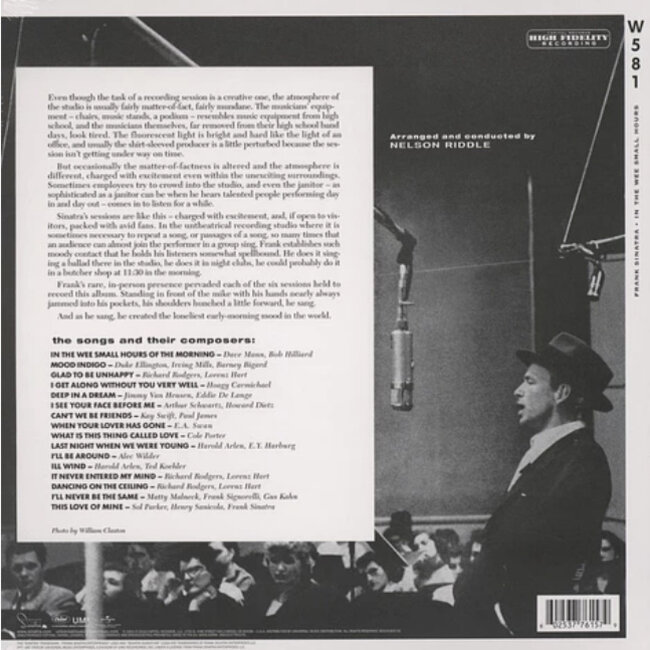 Frank Sinatra In The Wee Small Hours ( 180g vinyl LP )