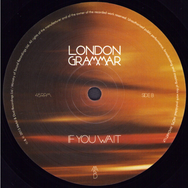London Grammar - If You Wait  ( 45rpm/2LP )