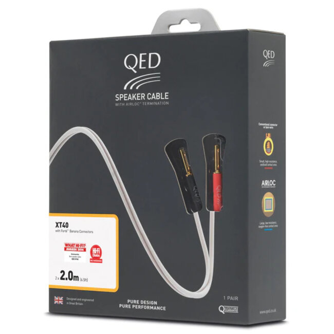 QED Speaker Cable with  Pre-Terminated
