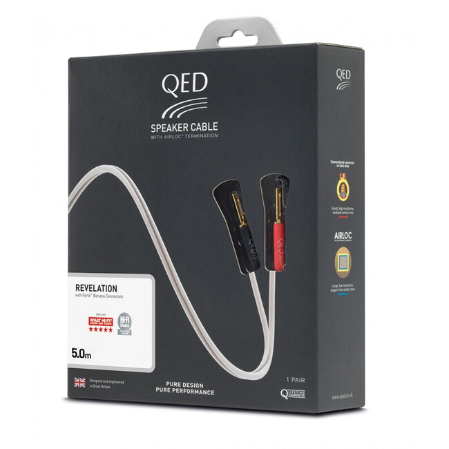 QED Speaker Cable with  Pre-Terminated